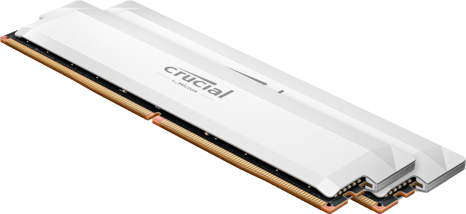 Crucial Pro CP2K32G64C40U5W, 64 GB, 2 x 32 GB, DDR5, 6400 MHz, 288-pin DIMM