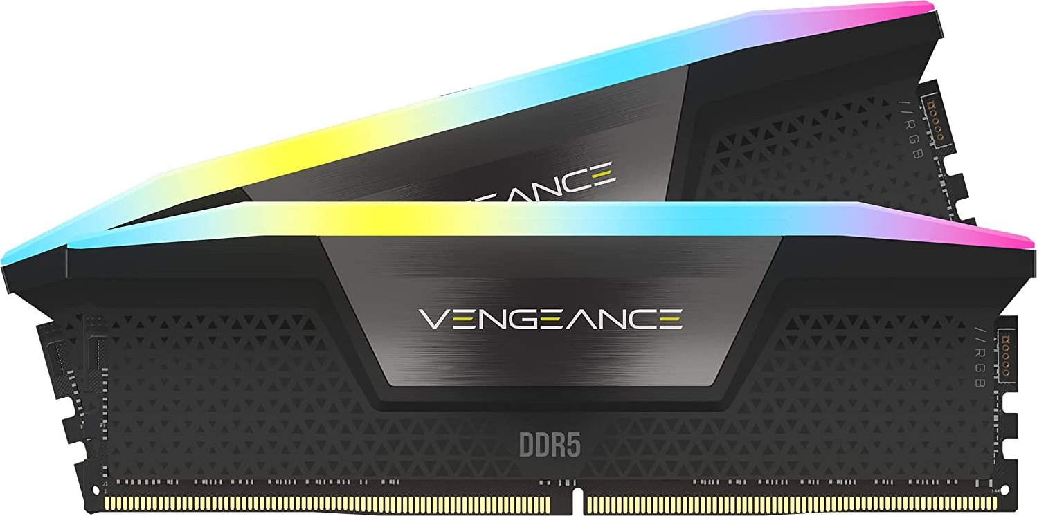 Corsair Vengeance RGB , 32 GB, 2 x 16 GB, DDR5, 5200 MHz, 288-pin DIMM, Schwarz