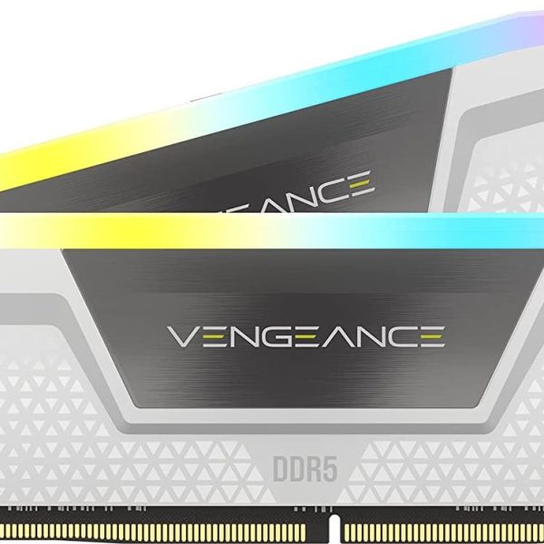 Corsair 32GB (2K) DDR5 6200MHz Vengeance RGB W, 32 GB, 2 x 16 GB, DDR5, 6200 MHz, 288-pin DIMM