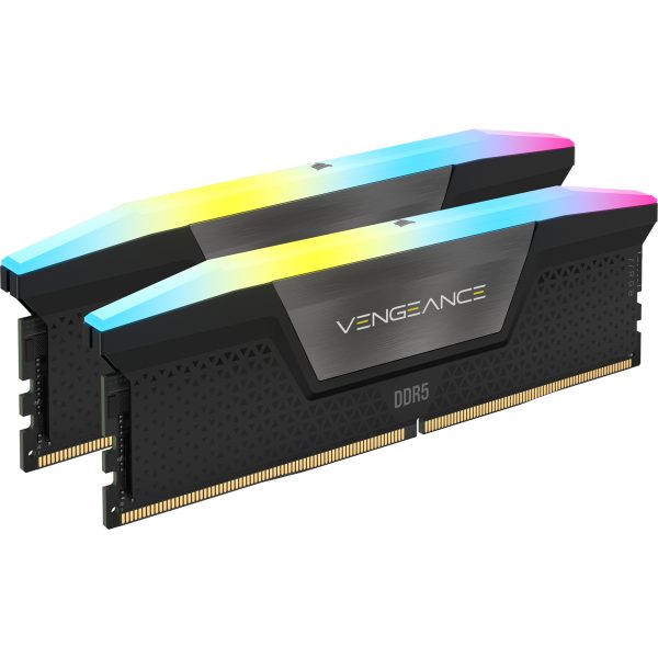 Corsair Vengeance RGB , 32 GB, 2 x 16 GB, DDR5, 5600 MHz, 288-pin DIMM, Schwarz