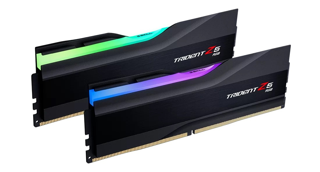 G.Skill Trident Z5 RGB F5-6400J3239G32GX2-TZ5RK, 64 GB, 2 x 32 GB, DDR5, 6400 MHz, 288-pin DIMM