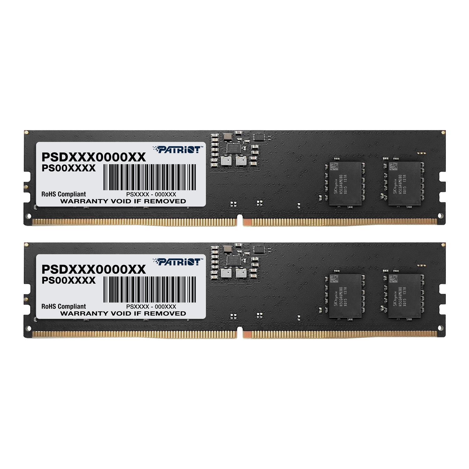 Zweites Bild vonPATRIOT Memory Signature PSD532G4800K, 32 GB, 2 x 16 GB, DDR5, 4800 MHz, 288-pin DIMM