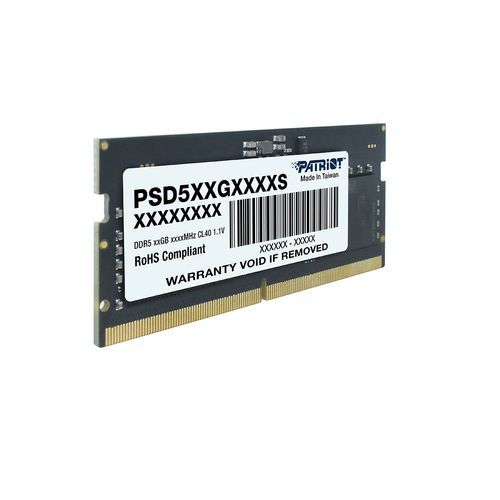 Zweites Bild vonPATRIOT Memory Signature PSD516G560081S, 16 GB, 1 x 16 GB, DDR5, 5600 MHz, 262-pin SO-DIMM