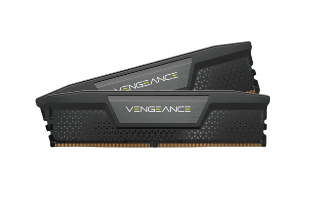 Zweites Bild vonCorsair Vengeance CMK64GX5M2B6000C30, 64 GB, 2 x 32 GB, DDR5, 6000 MHz, 288-pin DIMM, Schwarz