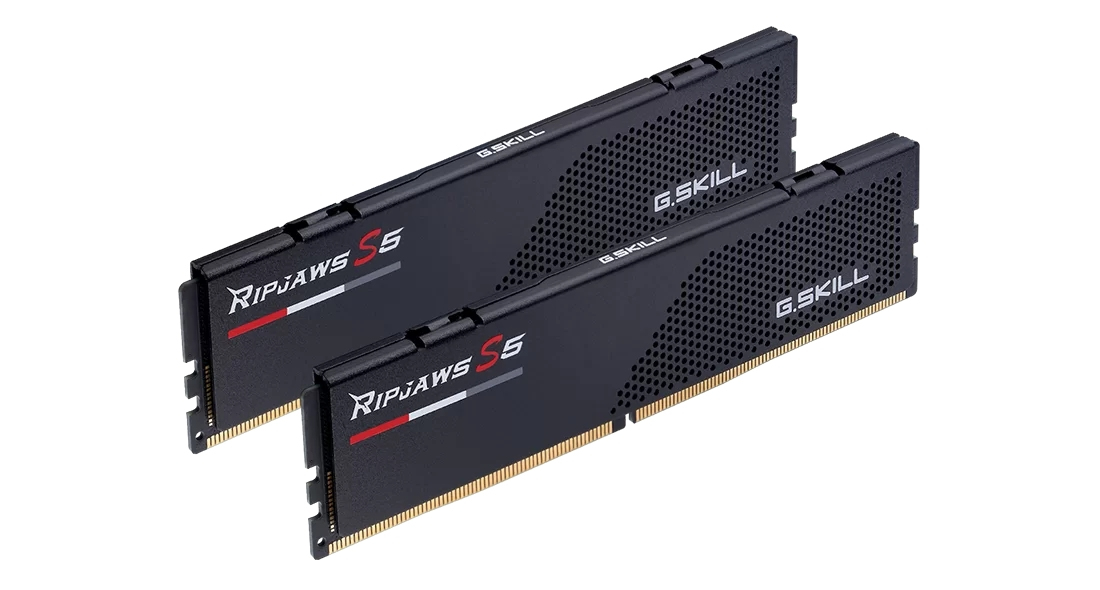 Zweites Bild vonG.Skill Ripjaws S5 F5-6800J3446F48GX2-RS5K, 96 GB, 2 x 48 GB, DDR5, 6800 MHz