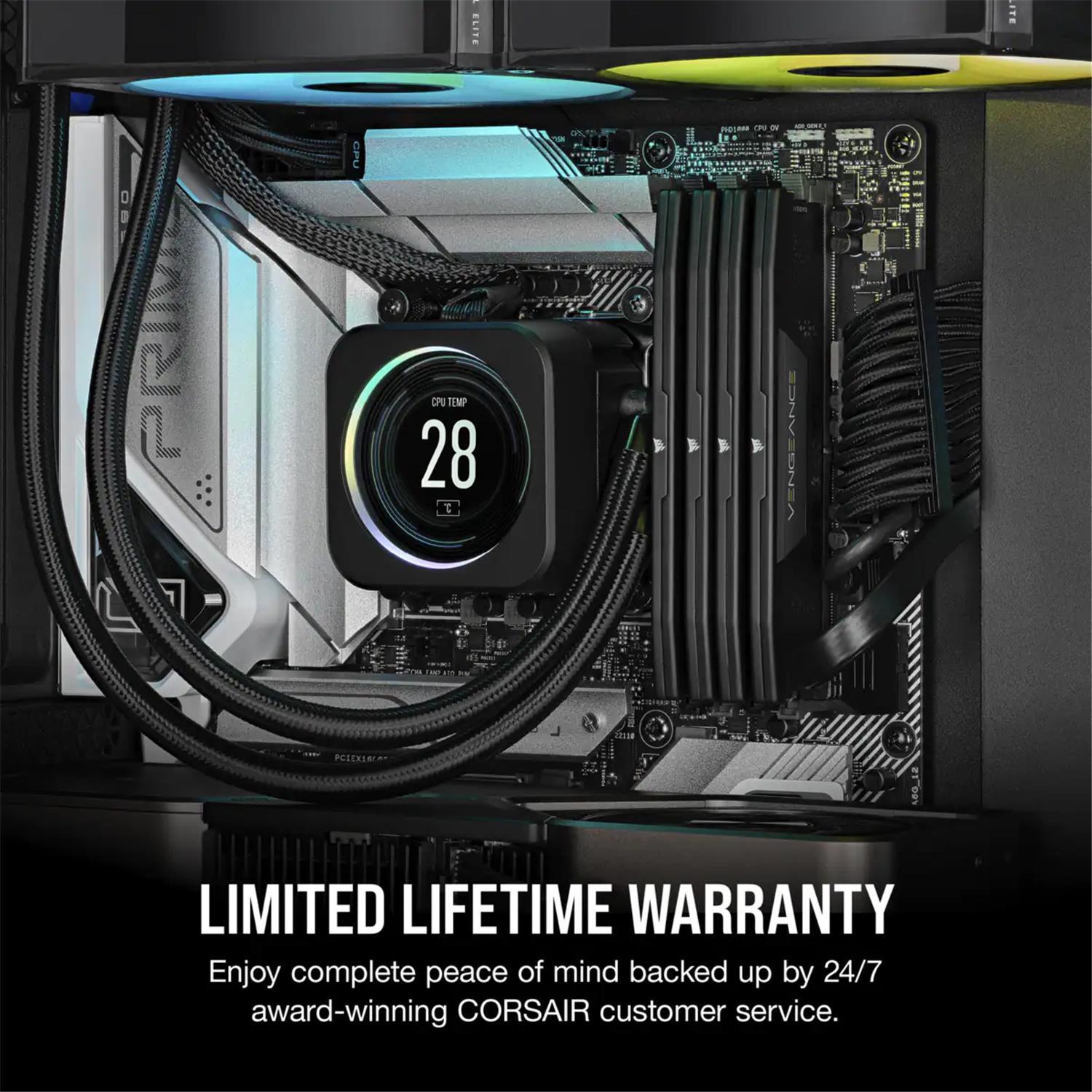 Zweites Bild vonCorsair Vengeance CMK32GX5M2B6400C36, 32 GB, 2 x 16 GB, DDR5, 6400 MHz, 288-pin DIMM