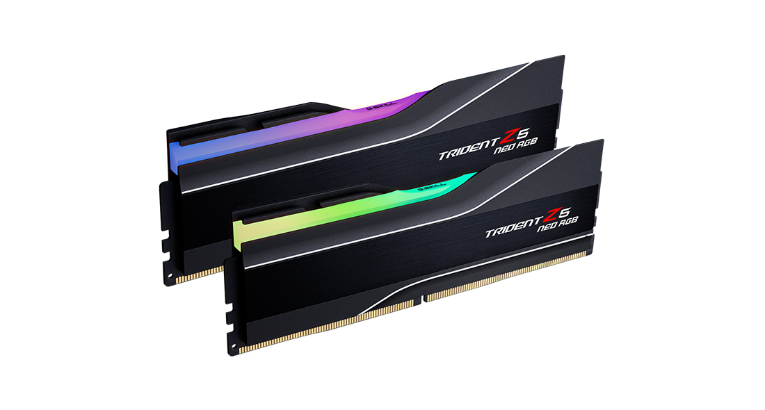 G.Skill Trident Z5 Neo RGB F5-6000J3238F16GX2-TZ5NR, 32 GB, 2 x 16 GB, DDR5, 6000 MHz, 288-pin DIMM