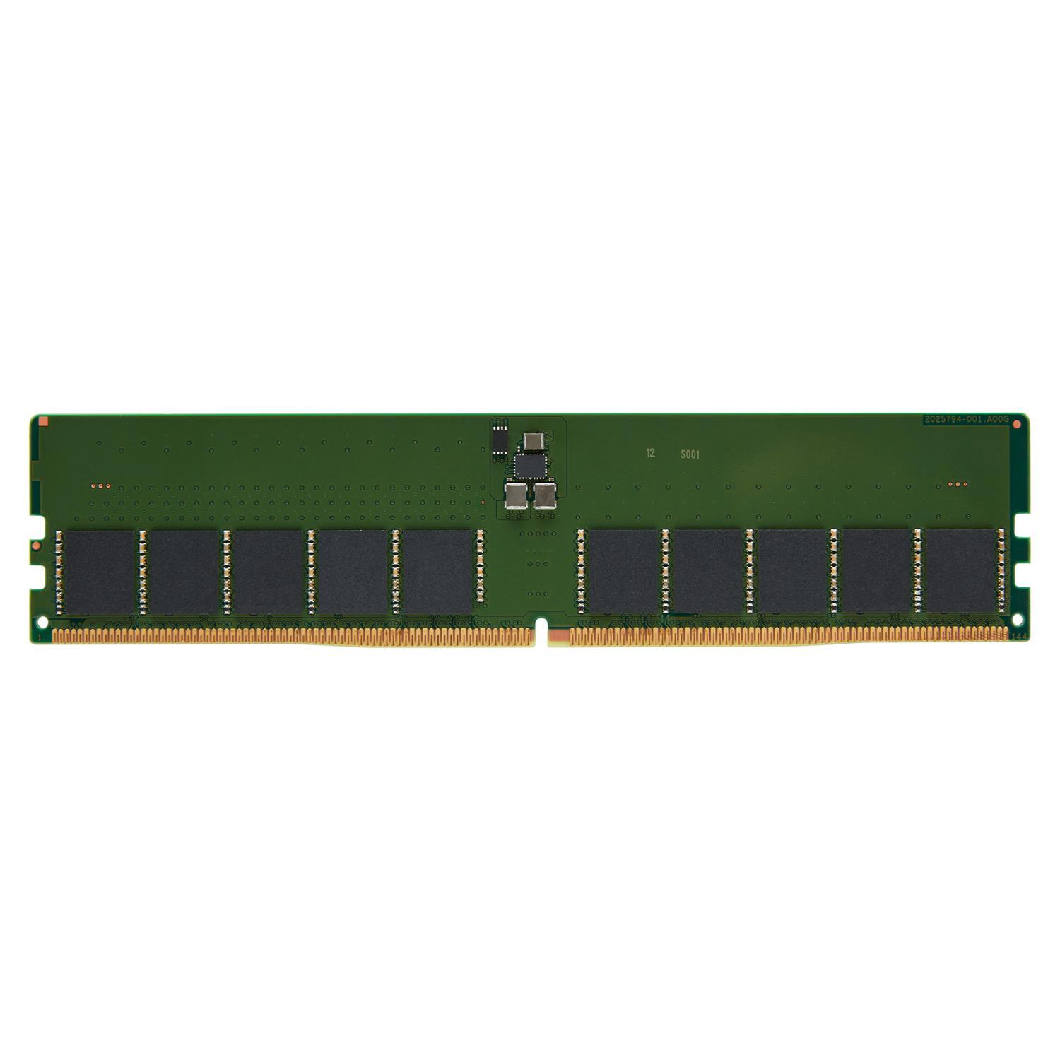 Kingston KSM56E46BD8KM-32HA, 32 GB, 1 x 32 GB, DDR5, 288-pin DIMM, Schwarz, Grün
