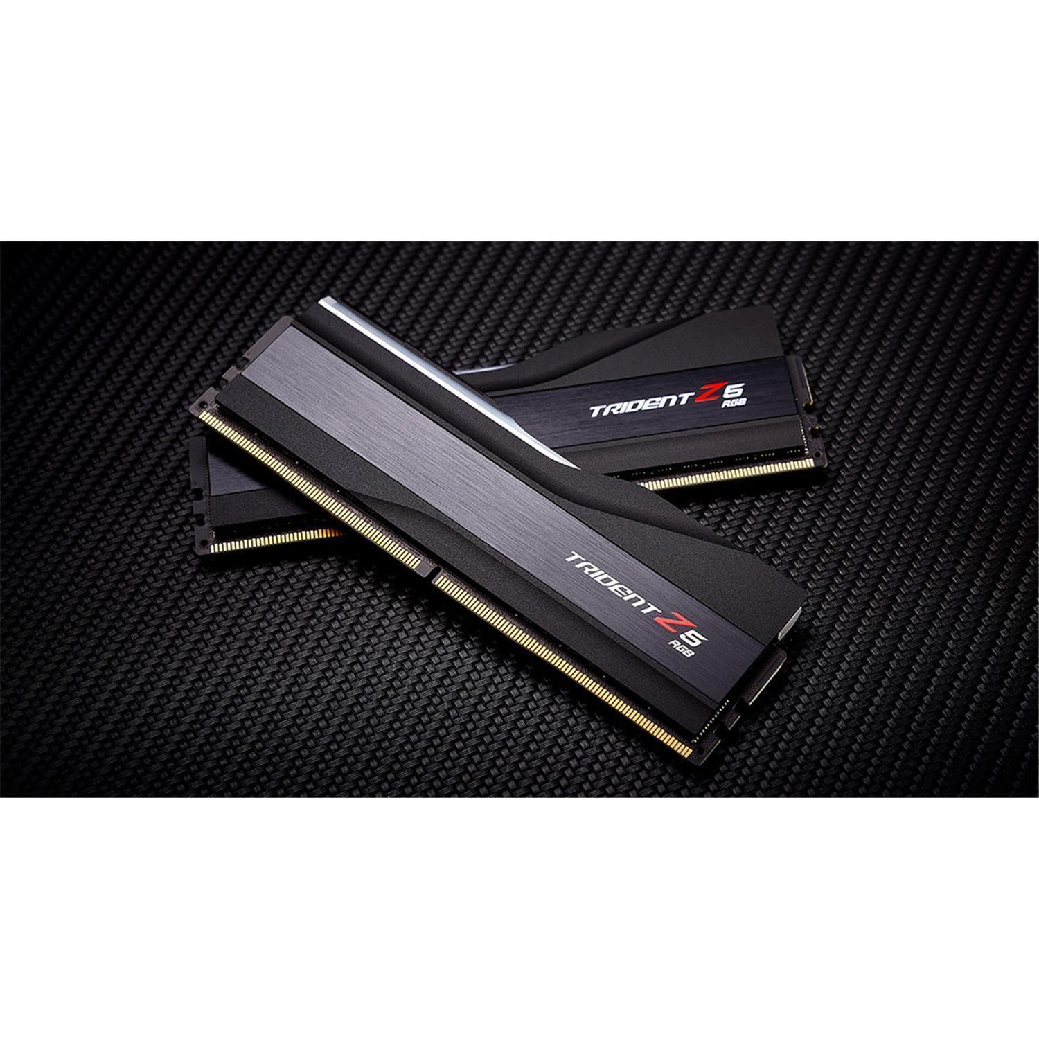Zweites Bild vonG.Skill Trident Z5 RGB F5-6400J3239F24GX2-TZ5RK, 48 GB, 2 x 24 GB, DDR5, 6400 MHz