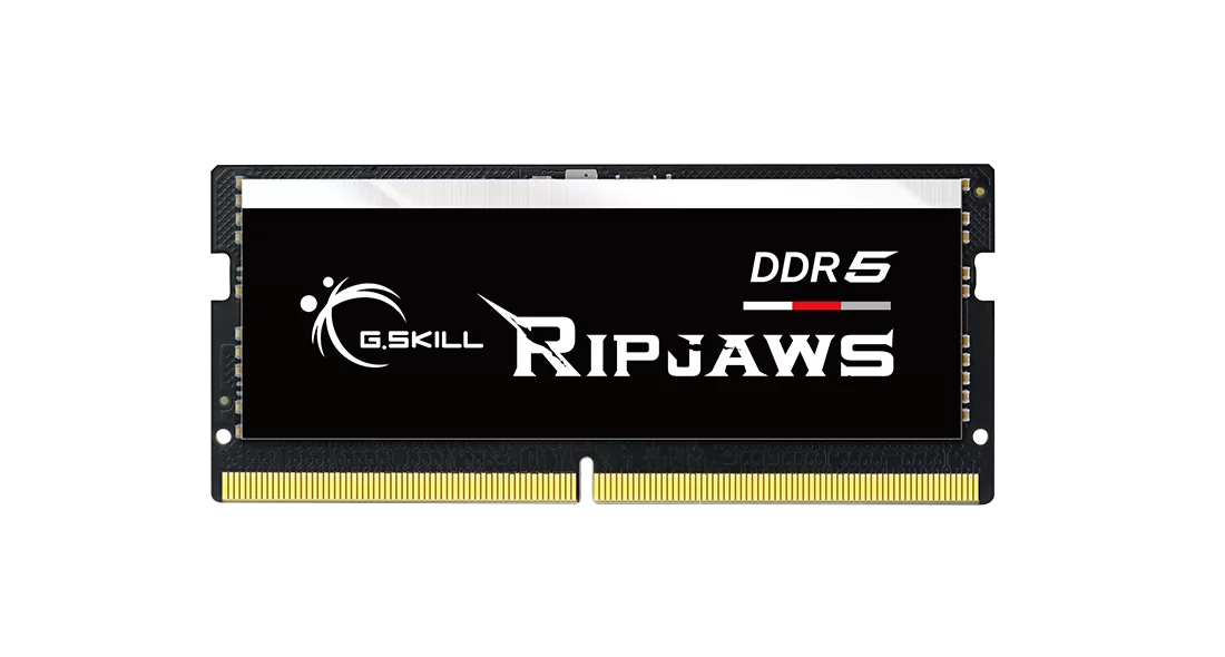 Zweites Bild vonG.Skill Ripjaws F5-5600S4645A16GX2-RS, 32 GB, 2 x 16 GB, DDR5, 5600 MHz, 262-pin SO-DIMM
