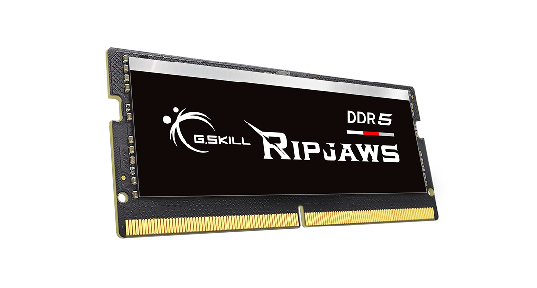 Zweites Bild vonG.Skill Ripjaws F5-4800S3838A16GX1-RS, 16 GB, 1 x 16 GB, DDR5, 4800 MHz, 262-pin SO-DIMM