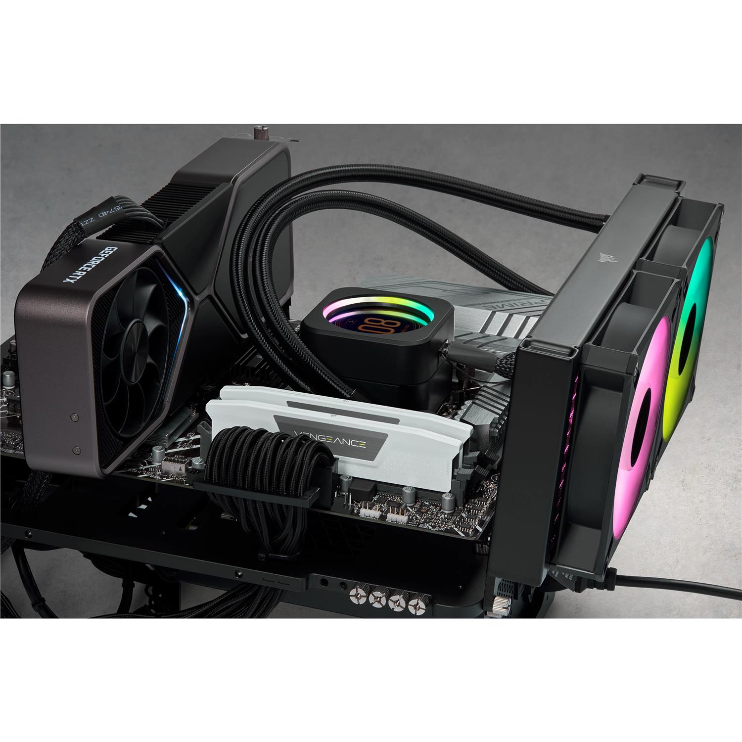 Zweites Bild vonCorsair Vengeance CMK32GX5M2B5200C40W, 32 GB, 2 x 16 GB, DDR5, 5200 MHz, 288-pin DIMM