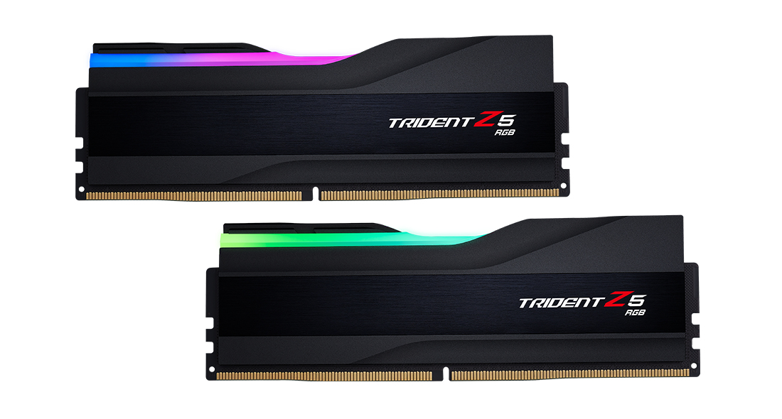 G.Skill Trident Z5 RGB F5-6400J3239G16GX2-TZ5RK, 32 GB, 2 x 16 GB, DDR5, 6400 MHz, 288-pin DIMM