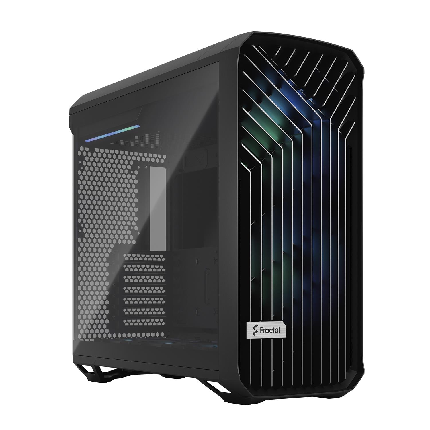 Fractal Design Torrent , Tower, PC, Schwarz, ATX, EATX, ITX, micro ATX, SSI CEB, Gehärtetes Glas, Gaming