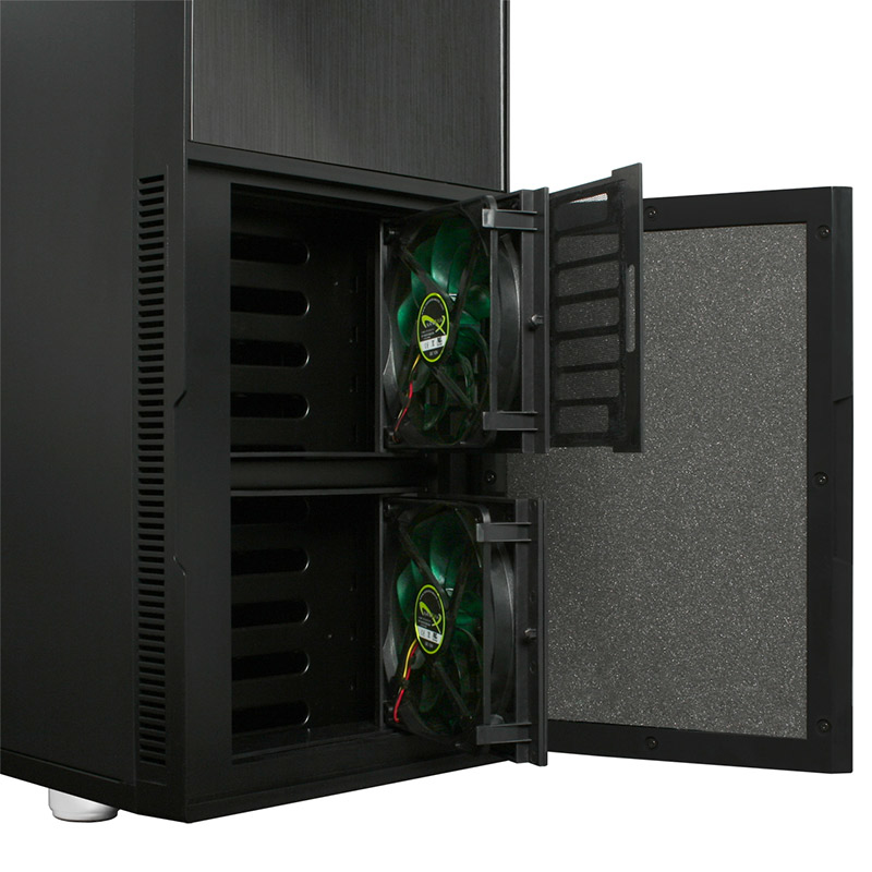 Zweites Bild vonNanoxia Deep Silence 6 Rev.B, Full Tower, PC, Schwarz, ATX, EATX, HPTX, micro ATX, Mini-ITX, XL-ATX, Stahl, 20 cm