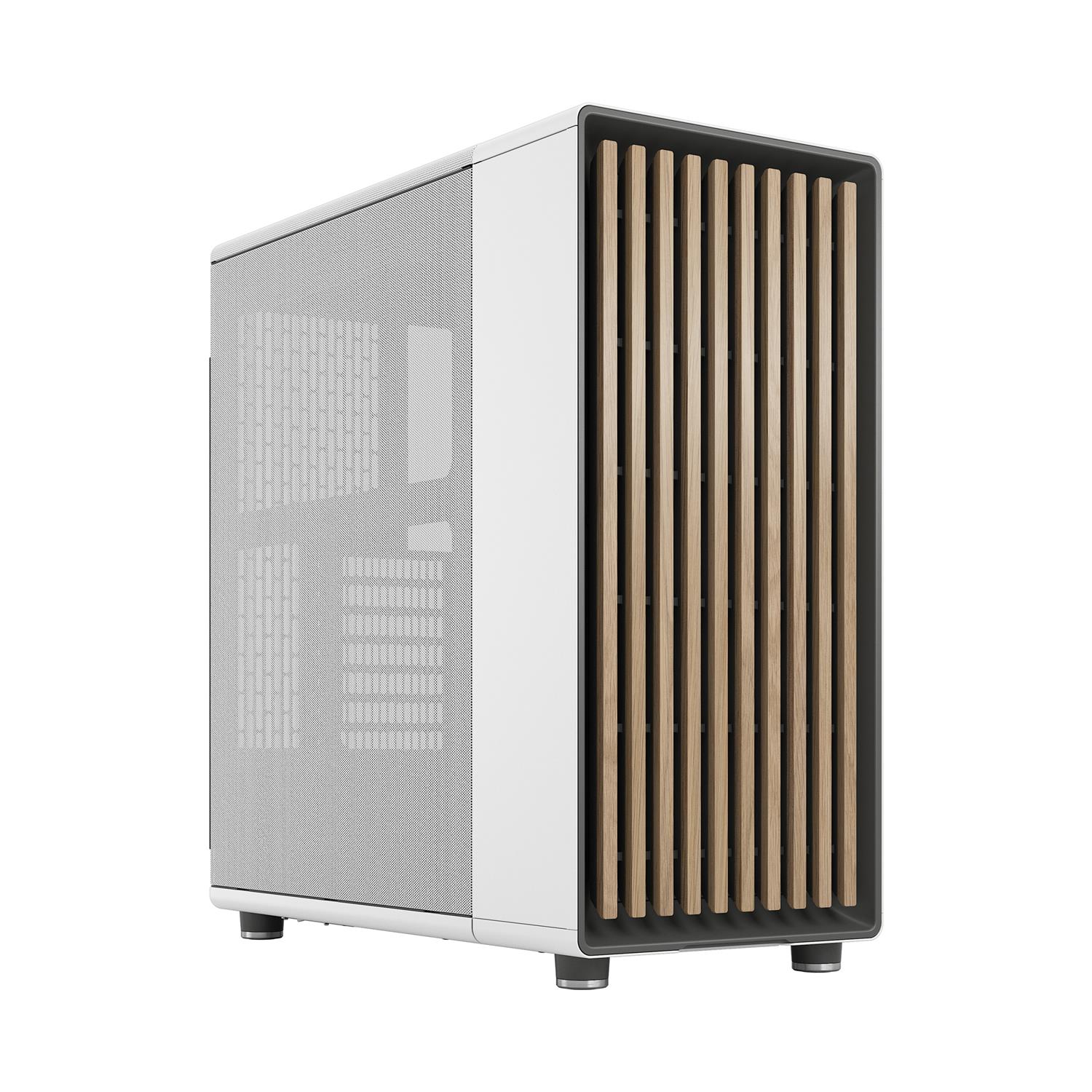 Fractal Design North , Midi Tower, PC, Weiß, ATX, micro ATX, Mini-ITX, Netz, Stahl, 17 cm