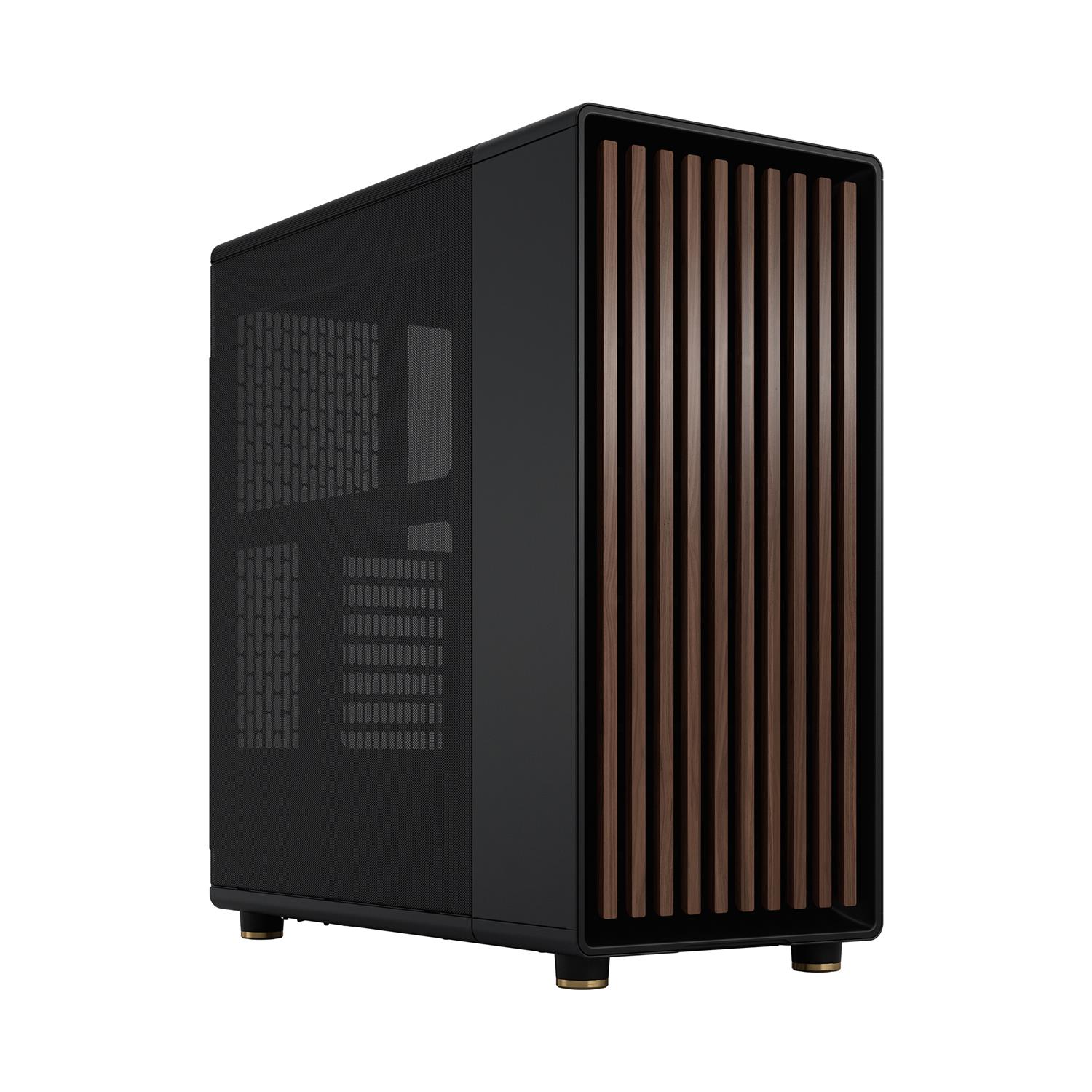 Fractal Design North , Midi Tower, PC, Schwarz, ATX, micro ATX, Mini-ITX, Netz, Stahl, 17 cm