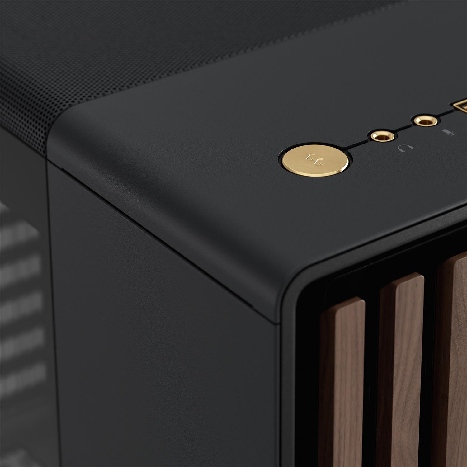 Zweites Bild vonFractal Design North , Midi Tower, PC, Schwarz, ATX, micro ATX, Mini-ITX, Stahl, Gehärtetes Glas, 17 cm