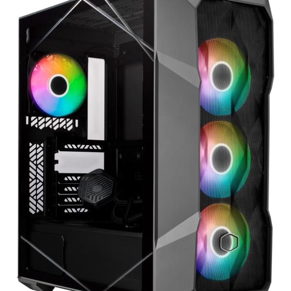 Cooler Master TD500 MAX, Full Tower, PC, Schwarz, ATX, micro ATX, Mini-ITX, Kunststoff, Stahl, Gehärtetes Glas, Multi