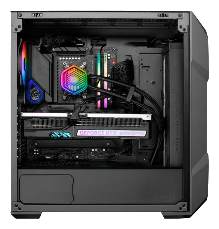 Zweites Bild vonCooler Master TD500 MAX, Full Tower, PC, Schwarz, ATX, micro ATX, Mini-ITX, Kunststoff, Stahl, Gehärtetes Glas, Multi