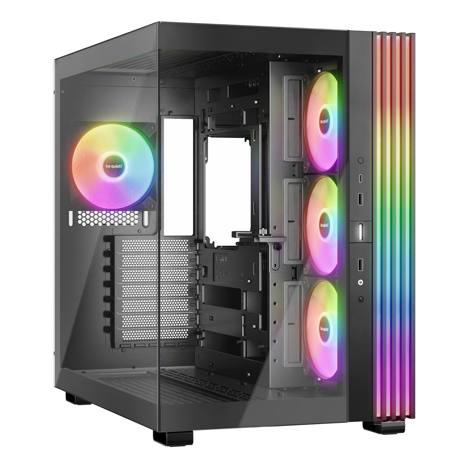 Be Quiet! LIGHT BASE 600 LX Black, Midi Tower, PC, Schwarz, ATX, micro ATX, Mini-ITX, Acrylnitril-Butadien-Styrol (ABS), Glas, SGCC, Gaming