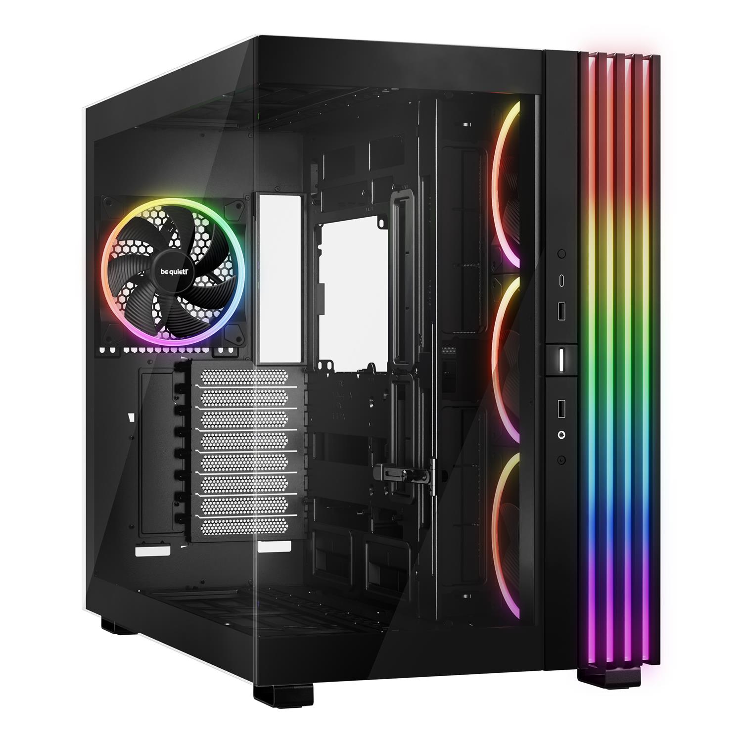 Be Quiet! LIGHT BASE 900 FX Black, Full Tower, PC, Schwarz, ATX, EATX, micro ATX, Mini-ITX, XL-ATX, Acrylnitril-Butadien-Styrol (ABS), Glas, SGCC, Gaming