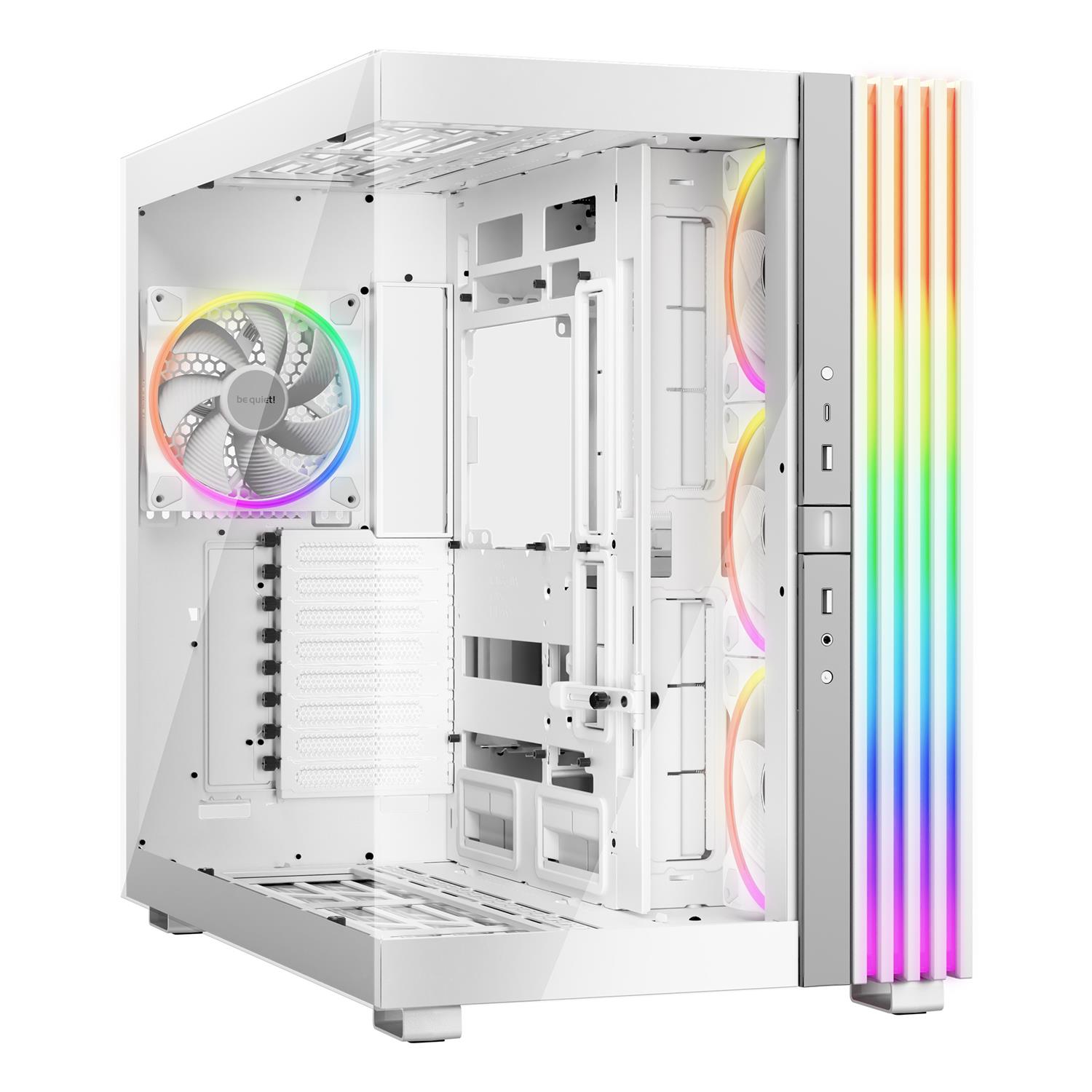 Be Quiet! LIGHT BASE 900 FX White, Full Tower, PC, Weiß, ATX, EATX, micro ATX, Mini-ITX, XL-ATX, Acrylnitril-Butadien-Styrol (ABS), Glas, SGCC, Gaming