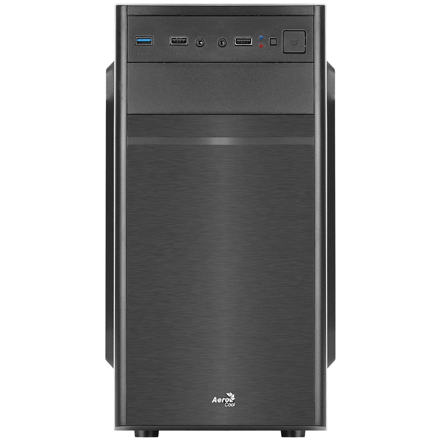 Zweites Bild vonAEROCOOL ADVANCED TECHNOLOGIES Aerocool CS-103, Mini Tower, PC, Schwarz, micro ATX, Mini-ITX, Acrylnitril-Butadien-Styrol (ABS), SPCC, 15,6 cm