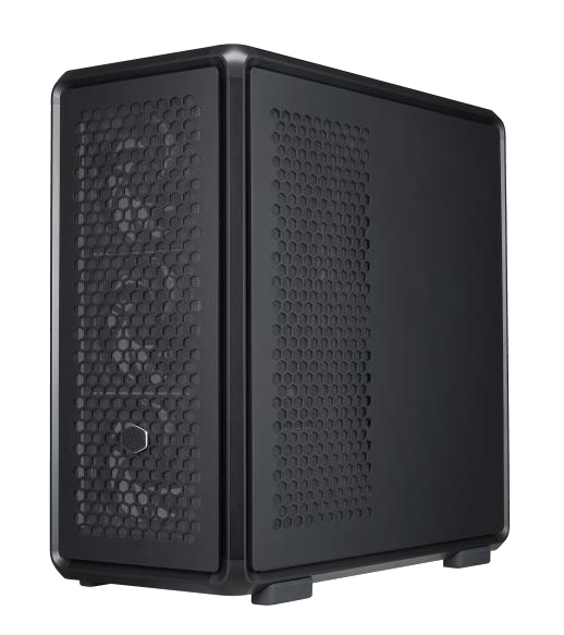 Cooler Master MasterFrame 600, Midi Tower, PC, Schwarz, ATX, ITX, micro ATX, Aluminium, SGCC, Gehärtetes Glas, 19 cm