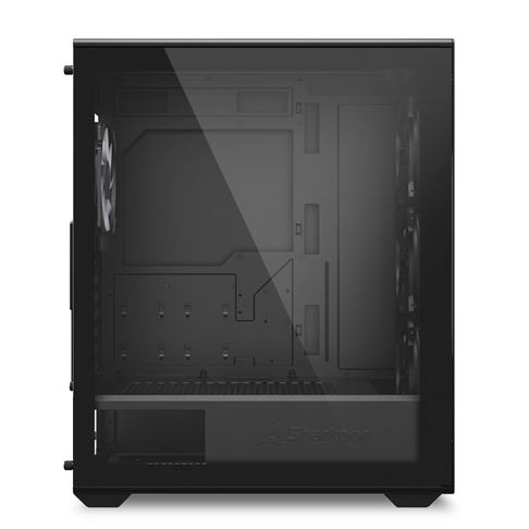 Zweites Bild vonSharkoon VK3, Full Tower, PC, Schwarz, ATX, micro ATX, Mini-ATX, 16 cm, 37,5 cm