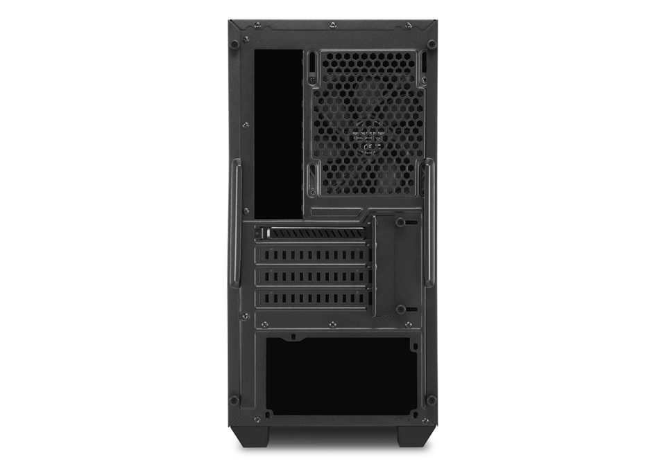 Zweites Bild vonSharkoon S1000, Tower, PC, Schwarz, micro ATX, Mini-ITX, Metall, 15,5 cm