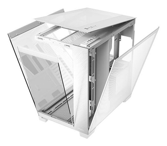 Zweites Bild vonAntec 0-761345-10093-9, Full Tower, PC, Weiß, ATX, EATX, ITX, micro ATX, Aluminium, Glas, Kunststoff, Stahl, 17,5 cm