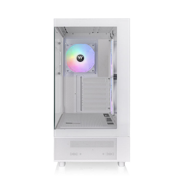 Zweites Bild vonThermaltake View 270 Plus TG ARGB Snow, Midi Tower, PC, Weiß, ATX, EATX, micro ATX, Mini-ITX, SPCC, Gehärtetes Glas, Gaming
