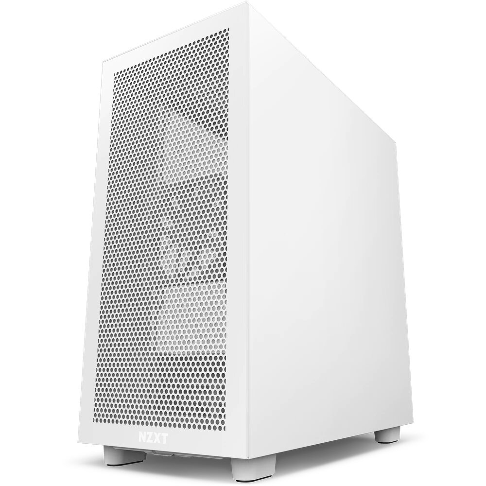 Zweites Bild vonNZXT H7 Flow, Midi Tower, PC, Weiß, ATX, EATX, micro ATX, Mini-ITX, Galvanisiertes Stahl, Gehärtetes Glas, Gaming