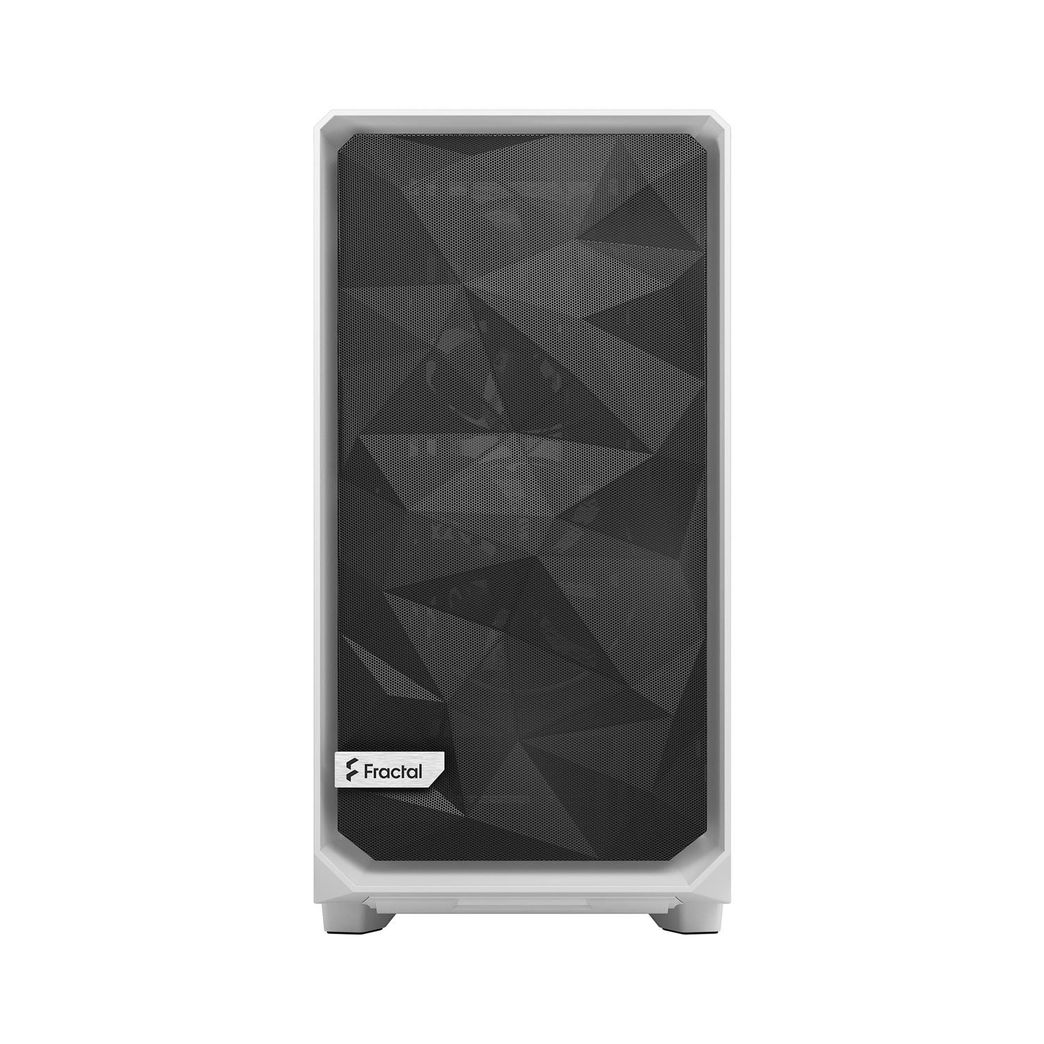 Zweites Bild vonFractal Design Meshify 2 Lite, PC, Weiß, ATX, EATX, micro ATX, Mini-ITX, Stahl, Gehärtetes Glas, 18,5 cm, 47,6 cm