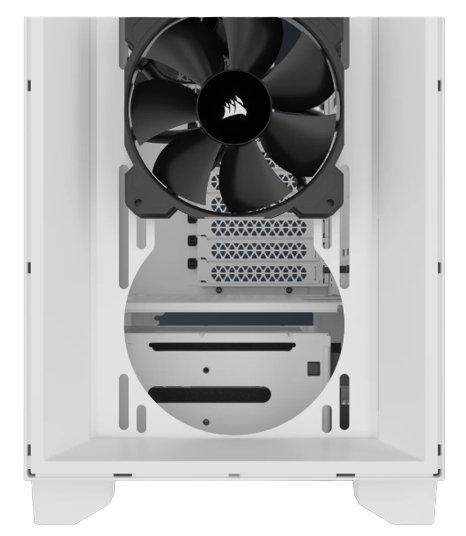 Zweites Bild vonCorsair CC-9011252-WW, Midi Tower, PC, Weiß, ATX, Gaming, 22 cm