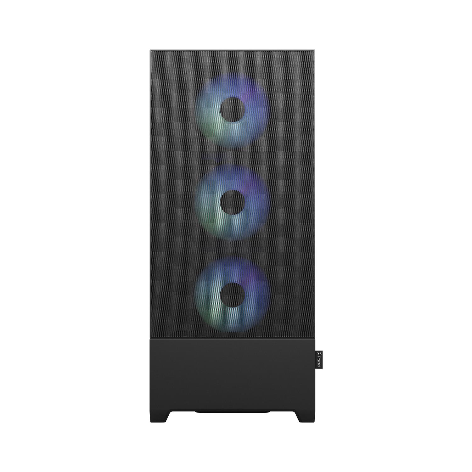 Zweites Bild vonFractal Design Pop XL Air, Tower, PC, Schwarz, ATX, EATX, micro ATX, Mini-ITX, Stahl, Gehärtetes Glas, Multi