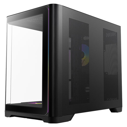 Antec 0-761345-10225-4, Midi Tower, PC, Schwarz, ATX, ITX, micro ATX, Kunststoff, Stahl, 1x 120 mm