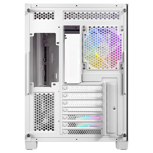 Zweites Bild vonAntec 0-761345-10226-1, Midi Tower, PC, Weiß, ATX, ITX, micro ATX, Kunststoff, Stahl, 1x 120 mm
