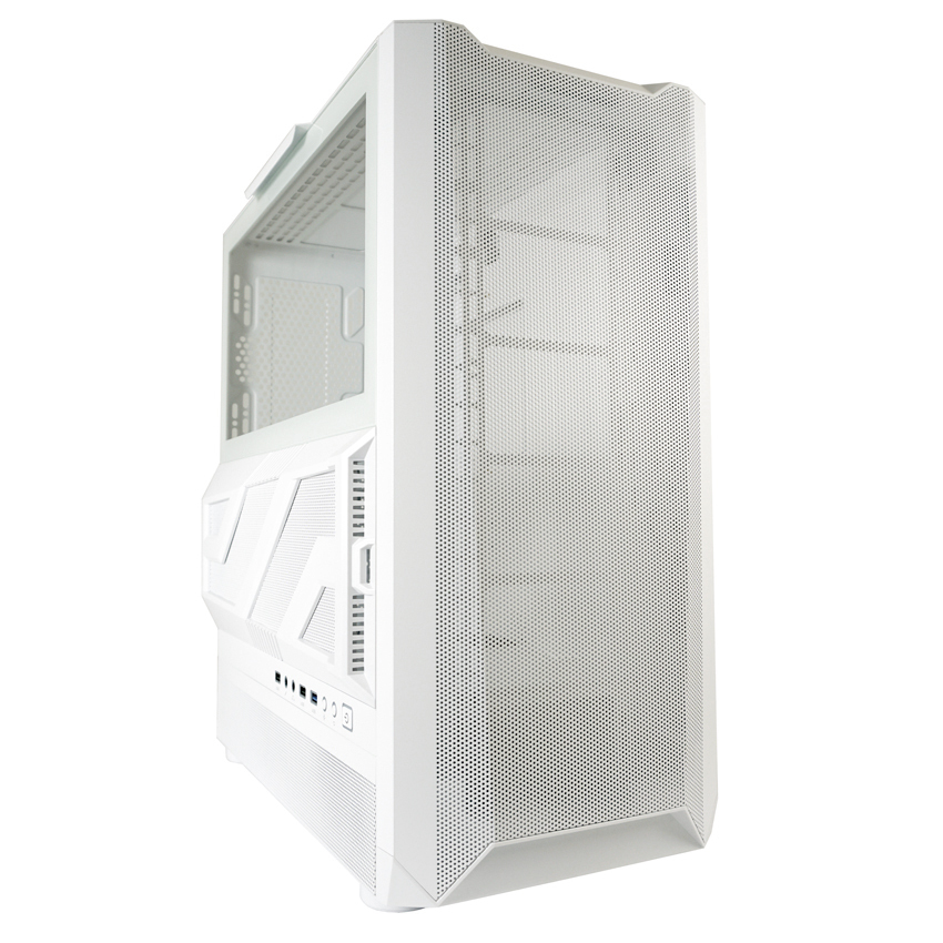 Zweites Bild vonLC-Power Gaming 900W, Midi Tower, PC, Weiß, ATX, EATX, micro ATX, Mini-ITX, Metall, Kunststoff, Gehärtetes Glas, Gaming