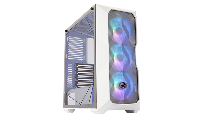 Cooler Master MasterBox TD500 Mesh, Midi Tower, PC, Weiß, ATX, EATX, micro ATX, Mini-ITX, SSI CEB, Netz, Kunststoff, Stahl, Gehärtetes Glas, Multi
