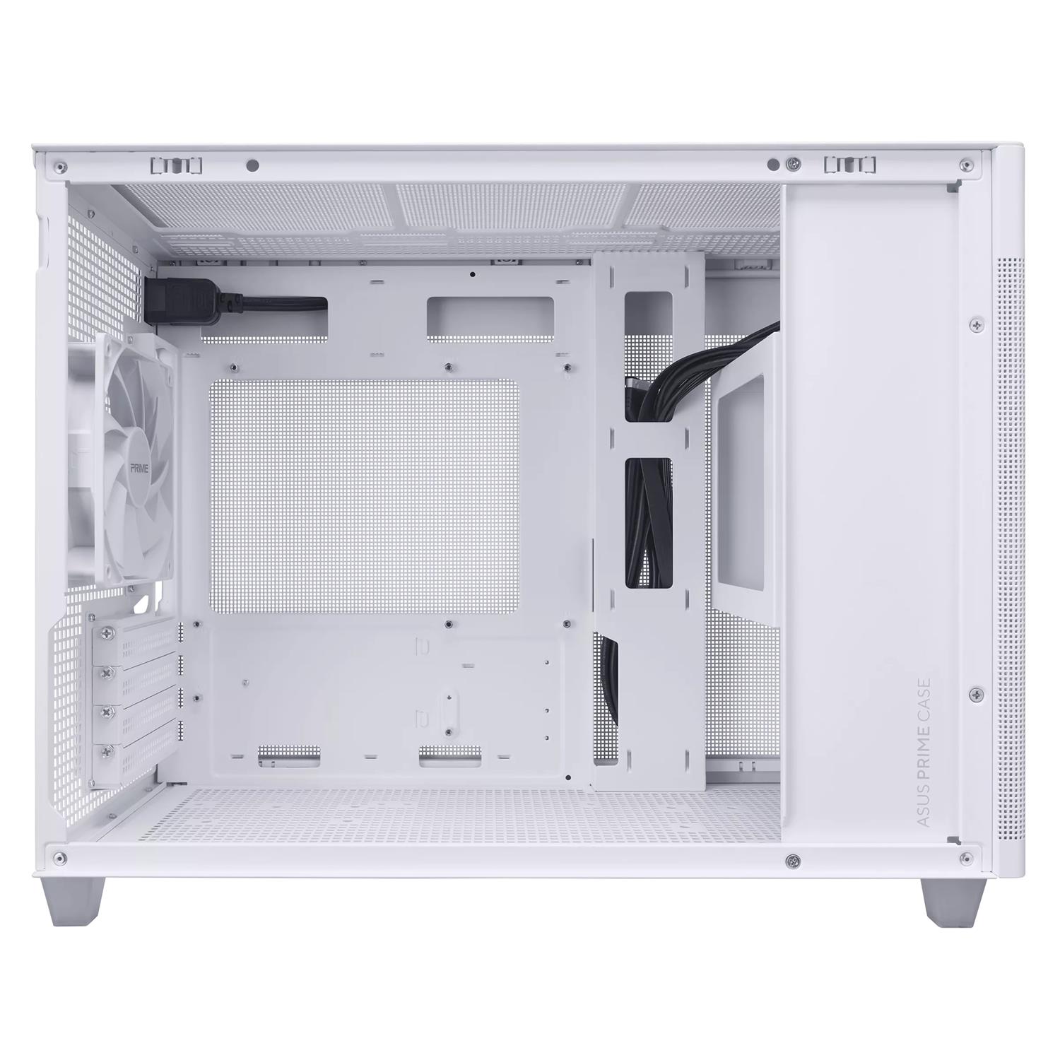 Zweites Bild vonASUS Prime AP201 MicroATX, Mini Tower, PC, Weiß, micro ATX, Mini-ITX, 17 cm, 33,8 cm