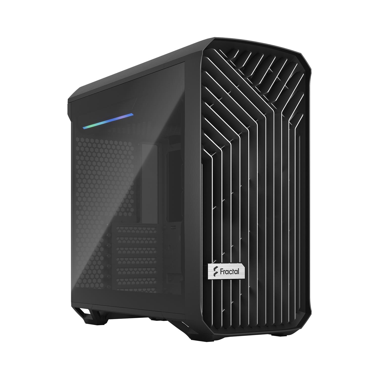 Fractal Design Torrent Compact, Tower, PC, Schwarz, ATX, EATX, micro ATX, Mini-ITX, SSI CEB, Gehärtetes Glas, Gaming