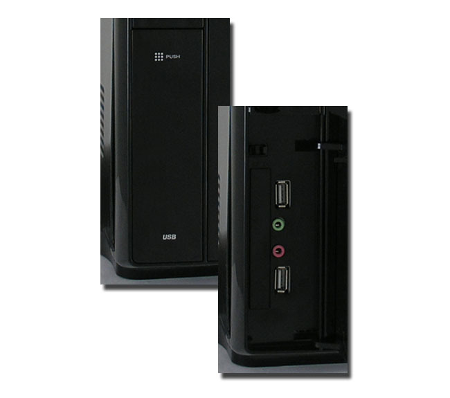 Zweites Bild vonLC-Power LC-1400MI, Mini Tower, PC, Schwarz, micro ATX, Mini-ITX, Metall, 7,5 cm