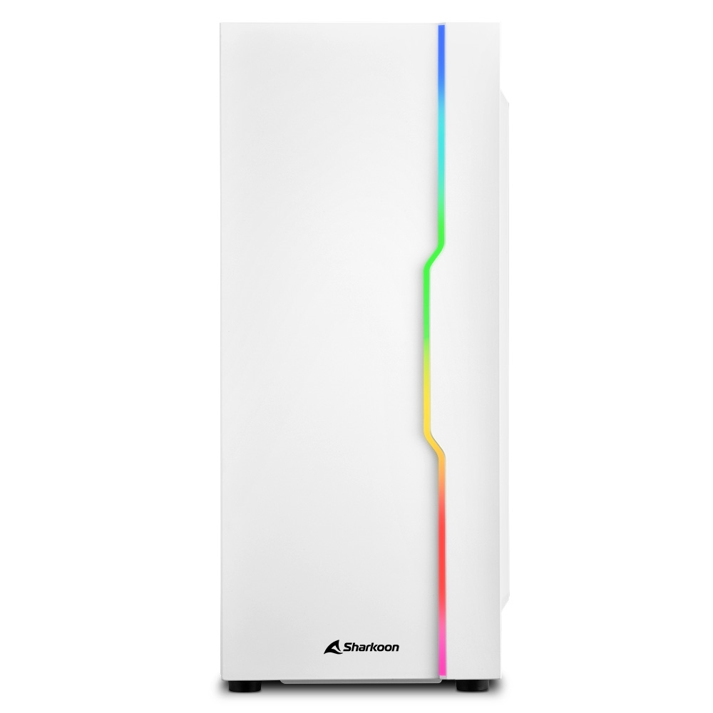 Zweites Bild vonSharkoon RGB Slider, Midi Tower, PC, Weiß, ATX, micro ATX, Mini-ITX, Gaming, Multi