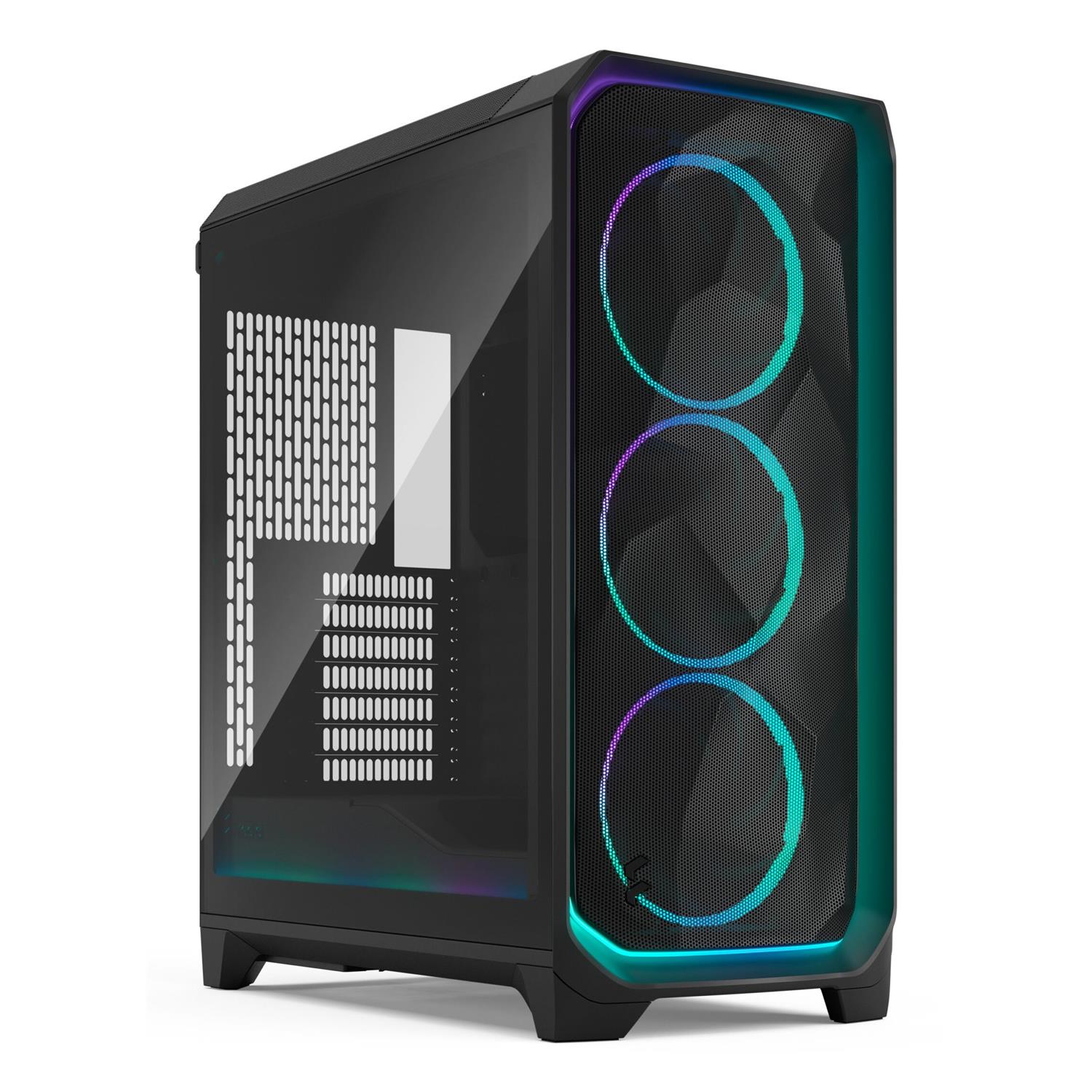 Fractal Design Meshify 3, PC, Schwarz, ATX, EATX, micro ATX, Mini-ITX, Stahl, Gehärtetes Glas, Gaming, Multi