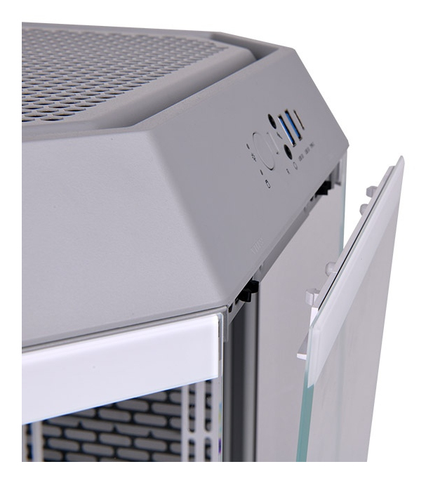 Zweites Bild vonThermaltake Tower 300 Limestone, Micro Tower, PC, Grau, Weiß, micro ATX, Mini-ITX, SPCC, Gaming