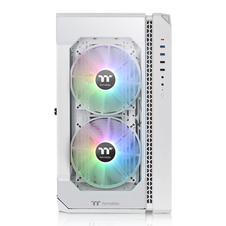 Zweites Bild vonThermaltake View 51 TG ARGB Snow, Midi Tower, PC, Weiß, ATX, EATX, micro ATX, Mini-ITX, Stahl, Gaming
