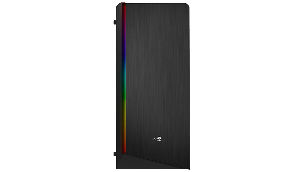 Zweites Bild vonAEROCOOL ADVANCED TECHNOLOGIES Aerocool Rift, Midi Tower, PC, Schwarz, ATX, micro ATX, Mini-ATX, ABS Synthetik, SPCC, Blau, Grün, Rot