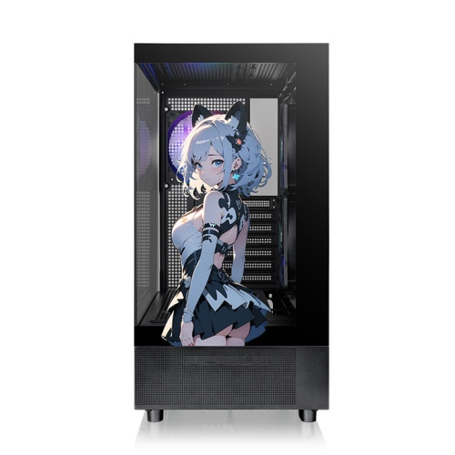 Zweites Bild vonThermaltake View 270 SP Edition, Midi Tower, PC, Schwarz, EATX, micro ATX, SPCC, 18 cm
